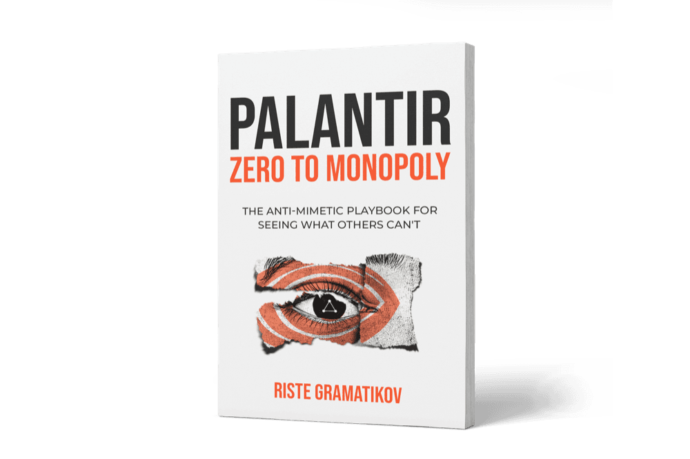Palantir: Zero to Monopoly — book cover